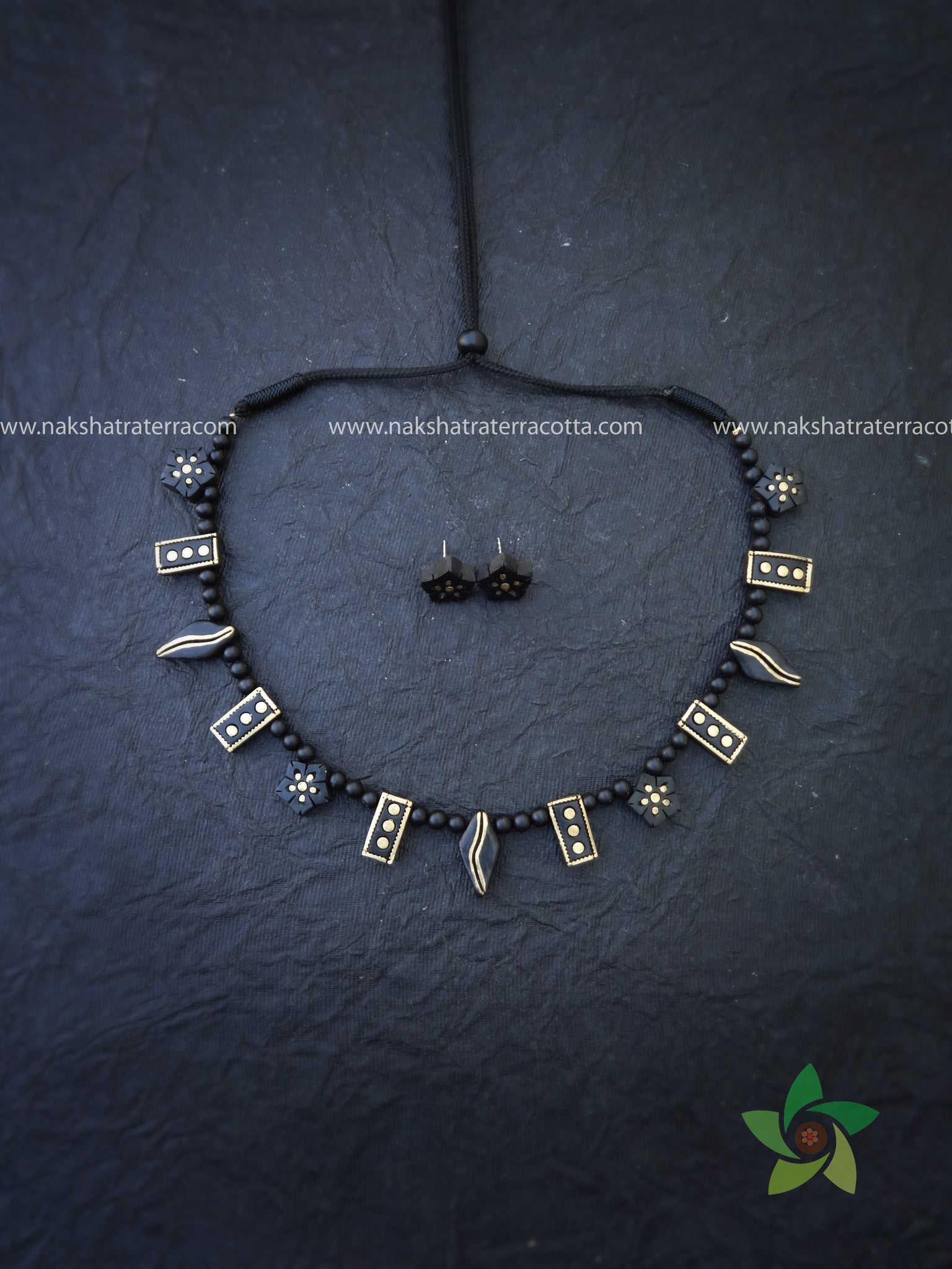 Black terracotta jewellery