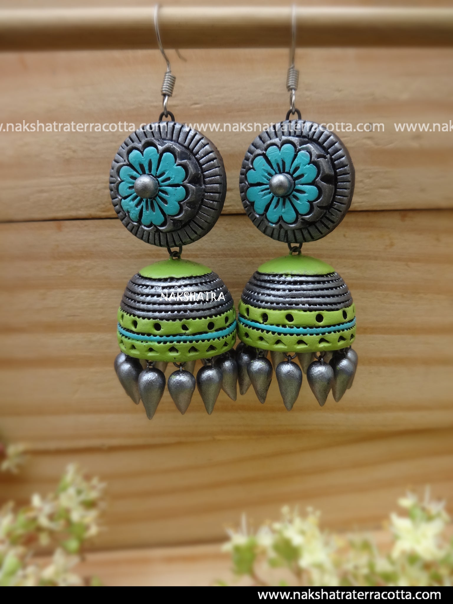 Teracotta jhumkas
