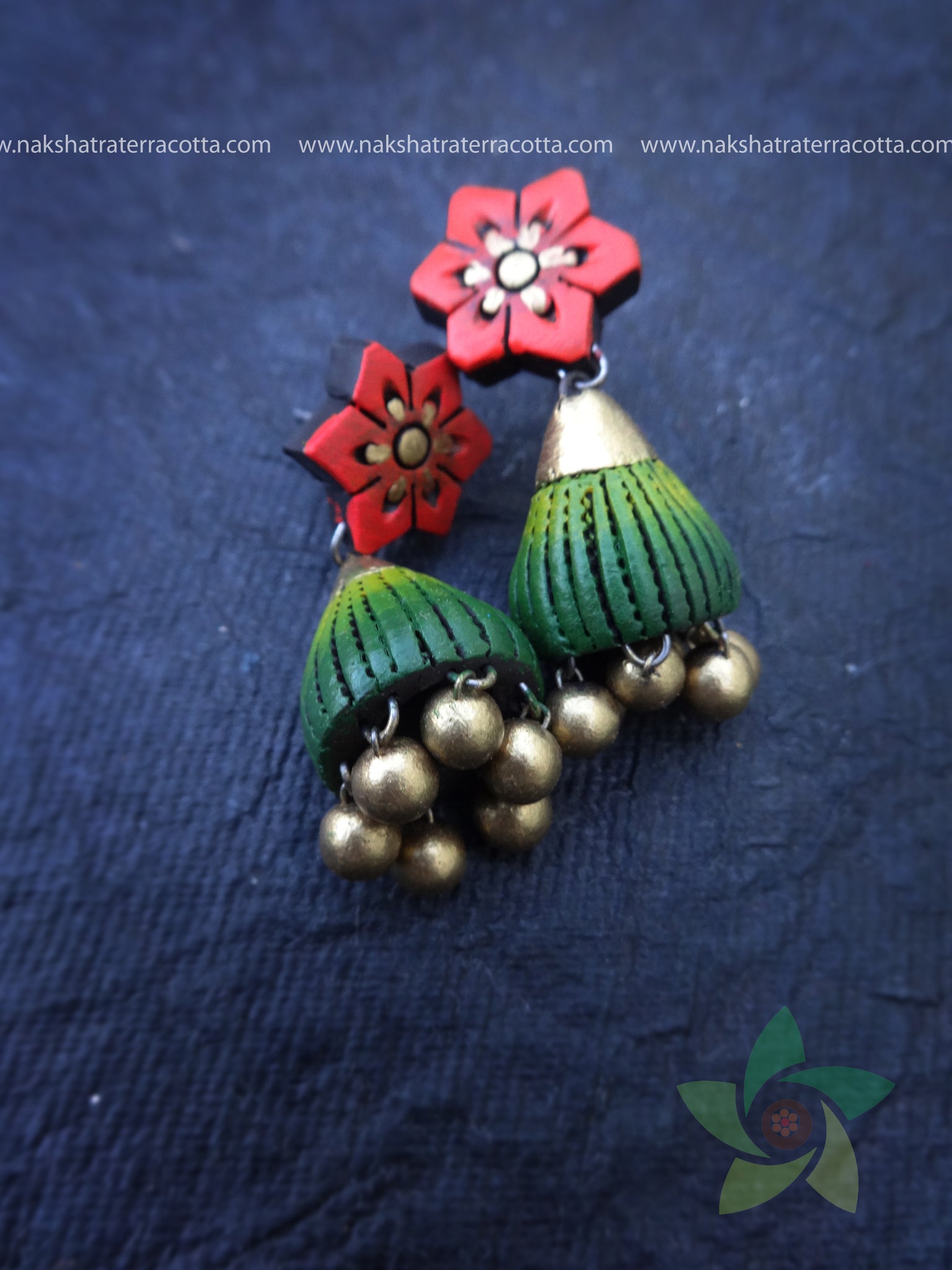 Terracotta jewellery set