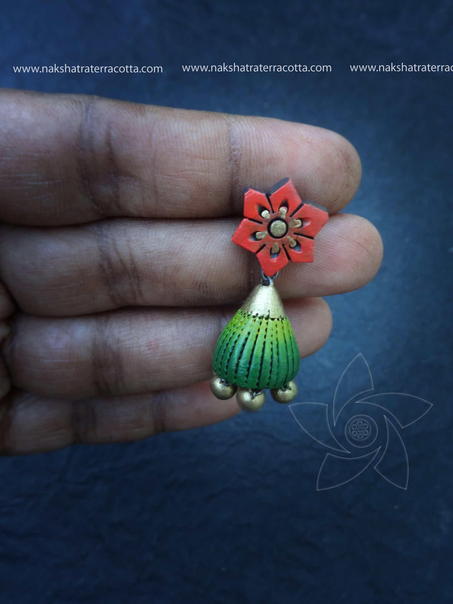 Terracotta jewellery set
