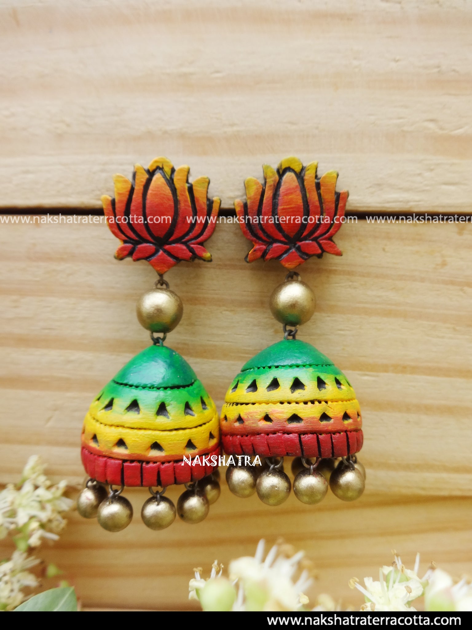 Teracotta jhumka