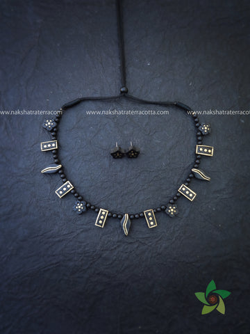 Black terracotta jewellery