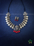 Coin lakshmi Terracotta jewellery set