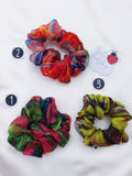Colourful scrunchies