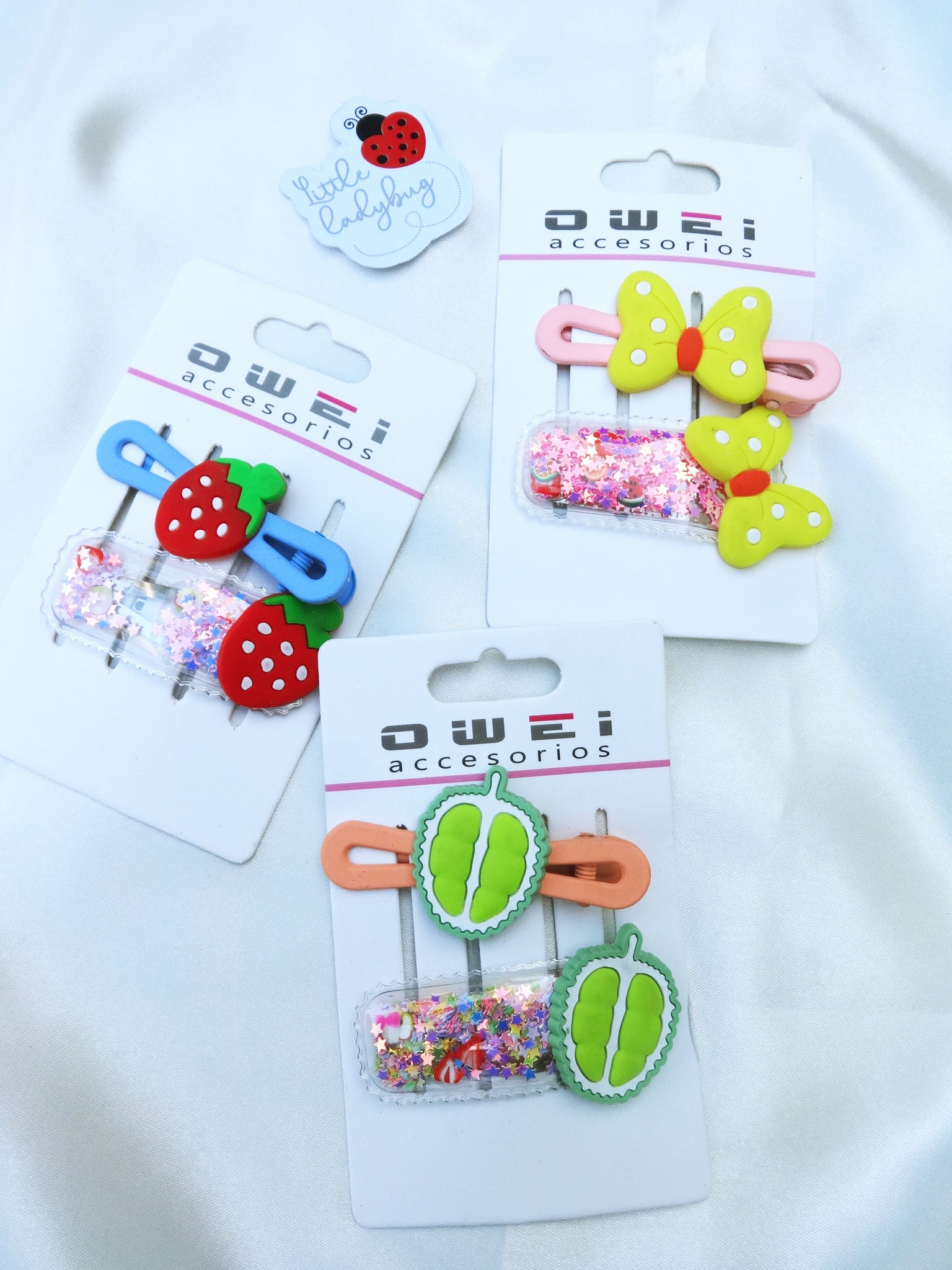 Kids Hair clip card (set of 2 pins)