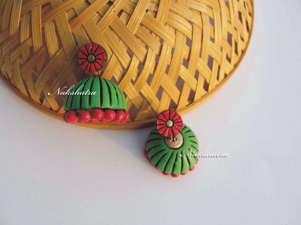 Terracotta Jhumkas