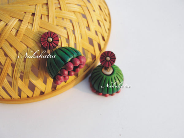 Terracotta Jhumkas