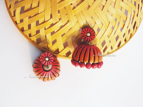 Terracotta Jhumkas