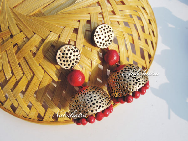 Terracotta Jhumkas