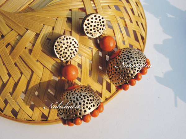 Terracotta Jhumkas