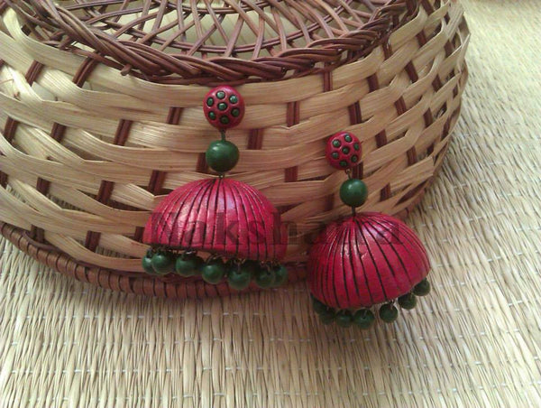 Terracotta Jhumkas