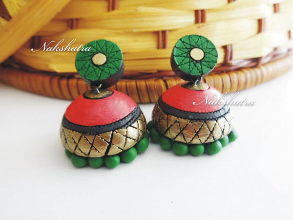 Terracotta Jhumkas