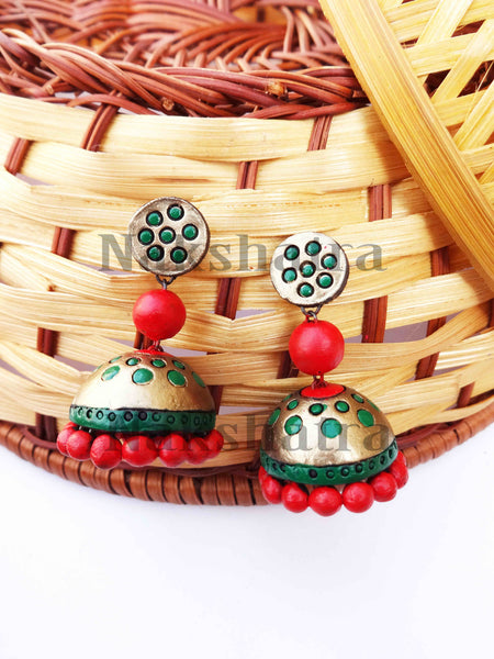 Terracotta Jhumkas