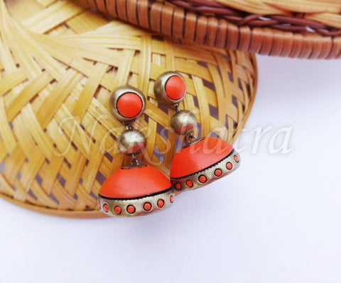 Terracotta Jhumkas