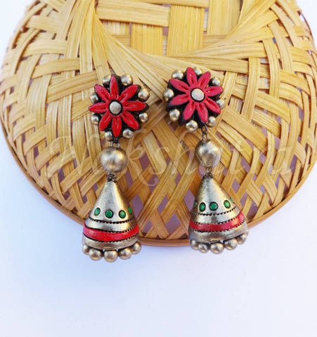 Terracotta Jhumkas