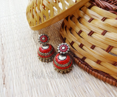 Terracotta Jhumkas