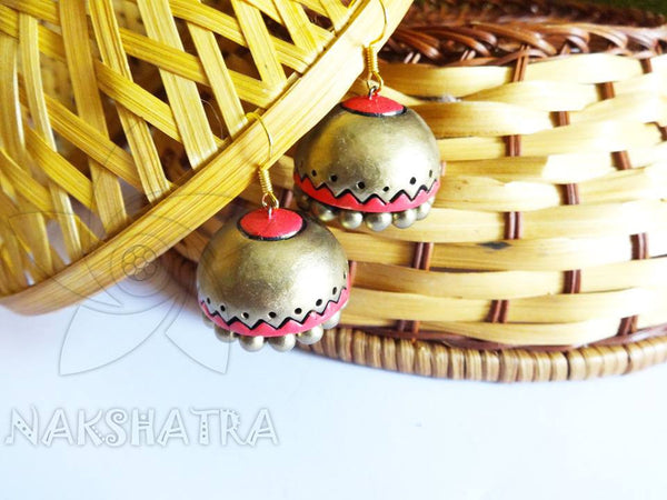 Terracotta Jhumkas