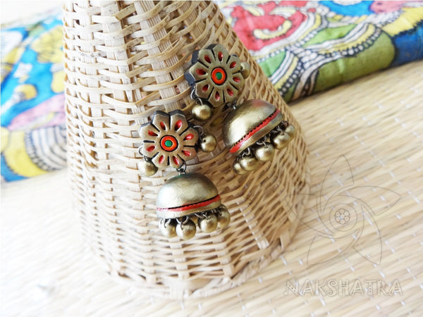 Terracotta Jhumkas